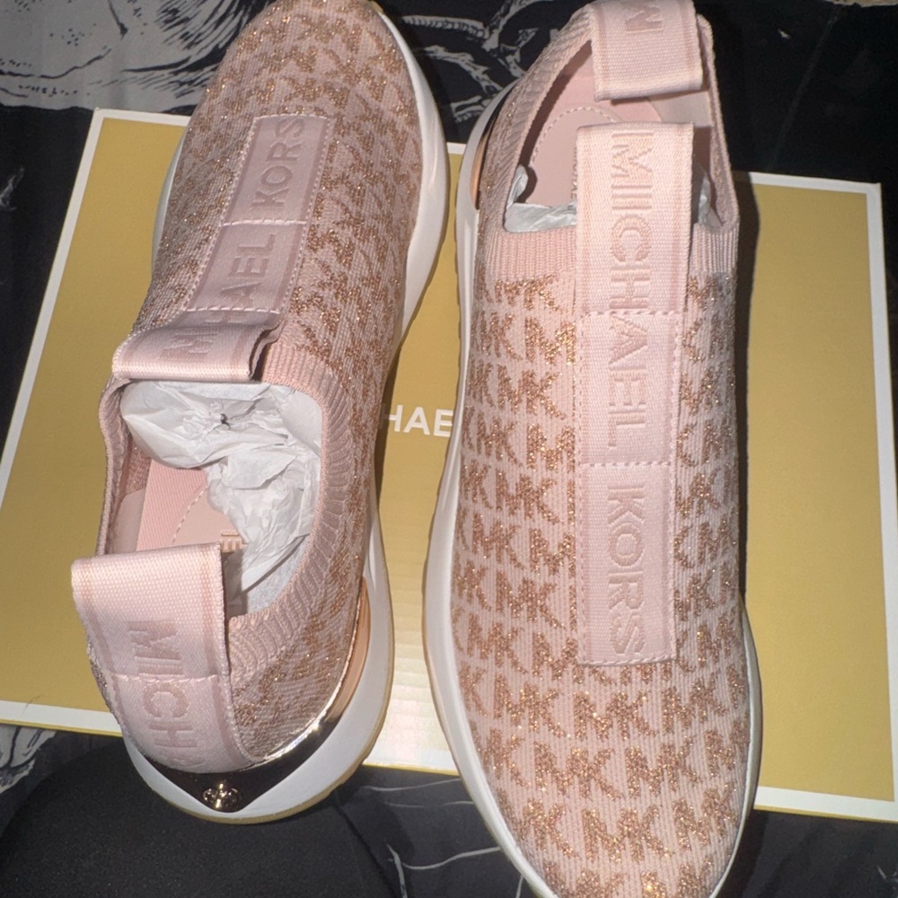 Michael Kors Women's Blush Slip-On Sneakers - Picture 1 of 8